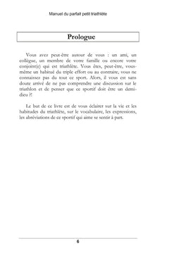 Manuel du parfait petit triathlète