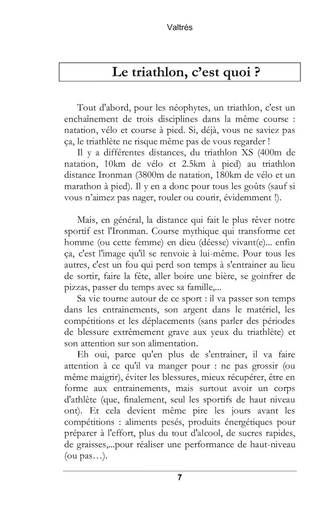 Manuel du parfait petit triathlète