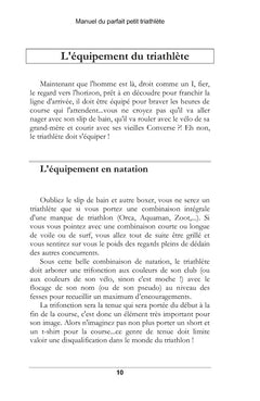 Manuel du parfait petit triathlète