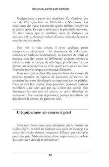 Manuel du parfait petit triathlete