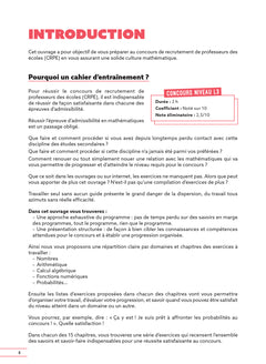 Réussir mon CRPE - Maths L3 cahier d'entrainement 2027-2028