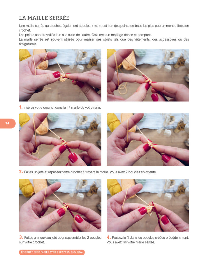 Crochet bébé - Un livre pour tout savoir, pratique et accessible à tous