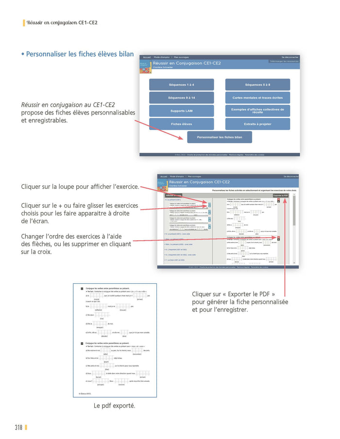 Réussir en conjugaison CE1-CE2