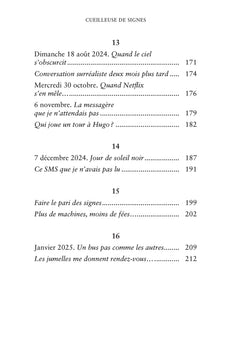 Cueilleuse de signes - Peut-on échapper à son destin ?