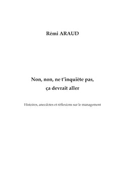 Non, non, ne t'inquiète pas, ça devrait aller