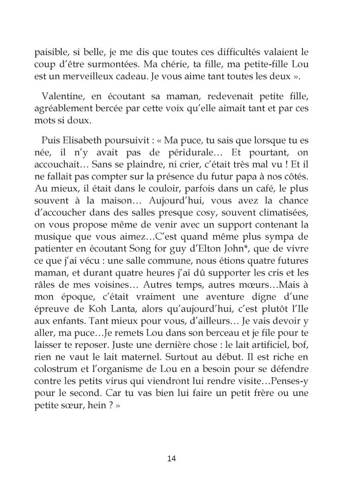 Non, non, ne t'inquiète pas, ça devrait aller