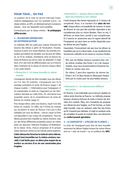 Fluence + fluidité CE1-CE2 + ressources numériques