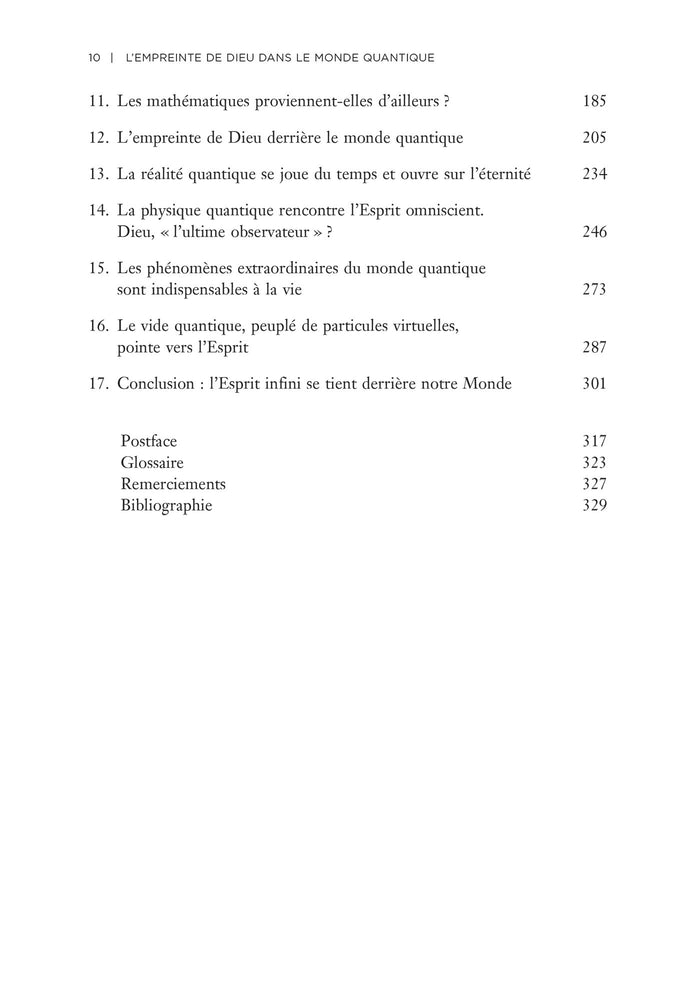 L'empreinte de Dieu dans le monde quantique