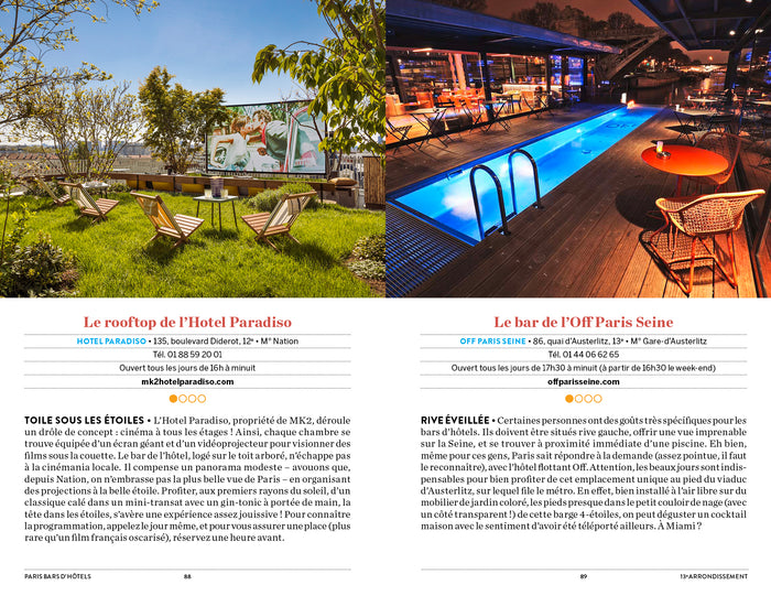 Paris Bars d'hôtels - Luxe, calme et club-sandwich