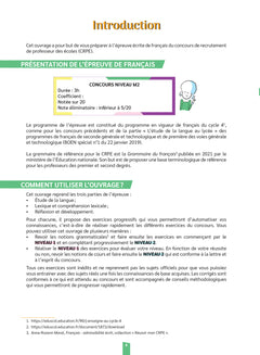Réussir mon CRPE - Français M2 cahier d'entrainement 2027-2028