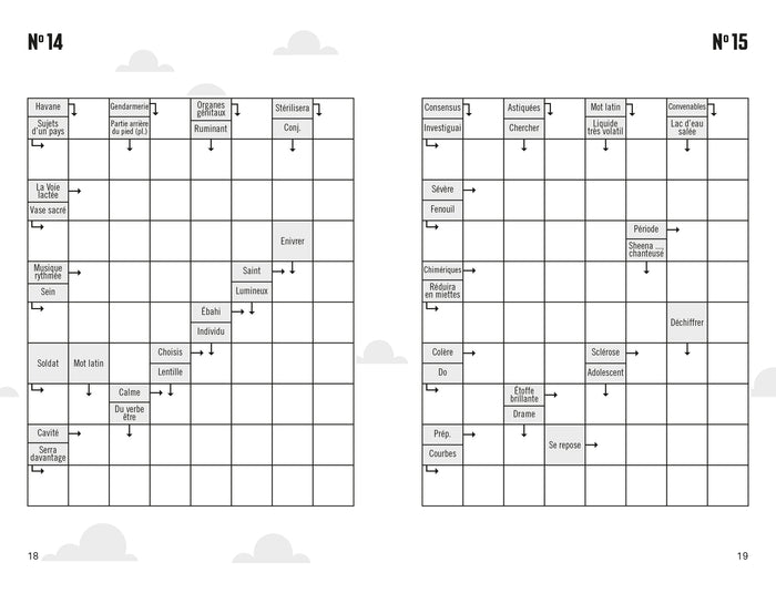 Mots fléchés - En vacances