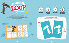 Je dessine loup et ses amis
