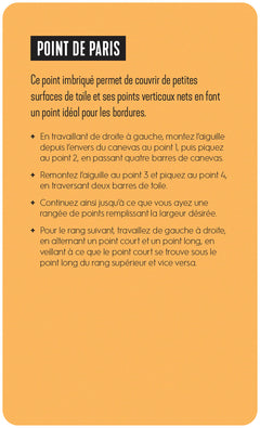 Broderie sur canevas - 50 cartes de points contemporains