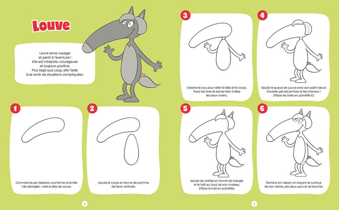 Je dessine Loup et ses amis