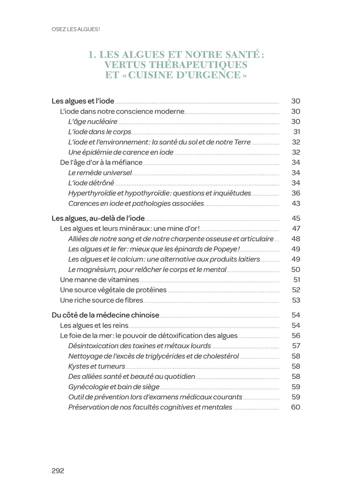 Osez les algues !