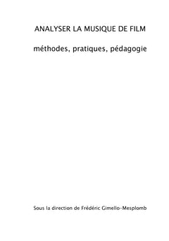 analyser la musique de film