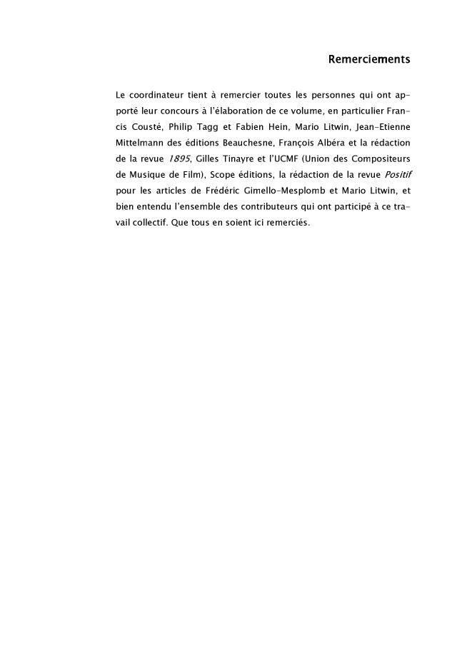 analyser la musique de film