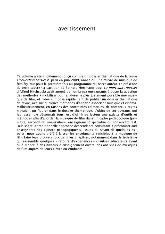 analyser la musique de film