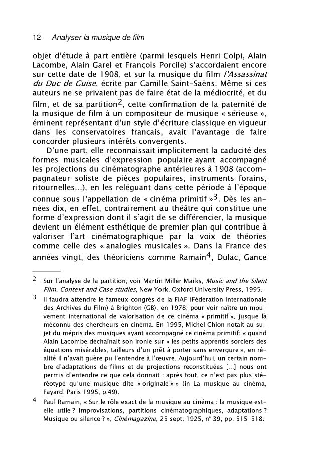 analyser la musique de film