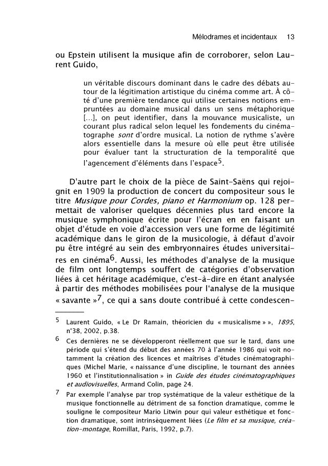 analyser la musique de film