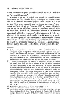 analyser la musique de film