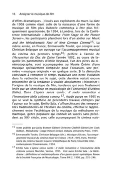 analyser la musique de film