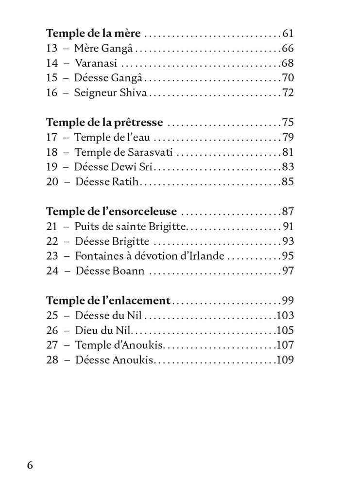 L'oracle du temple de l'eau