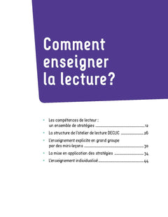 L'atelier de lecture DECLIC