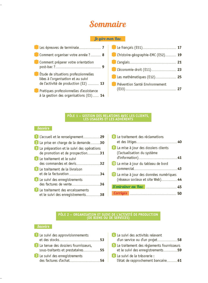 Toutes les matières Bac Pro AGOrA - Réflexe N° 89