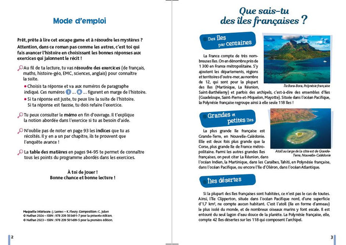 Enigme des vacances Escape game du CM1 au CM2 - Sur l'île maudite