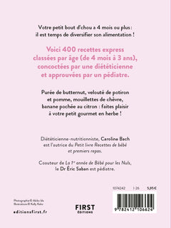 400 recettes pour bébé, 4e éd.