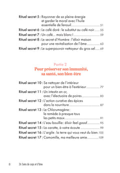 26 soins de corps et d'âme
