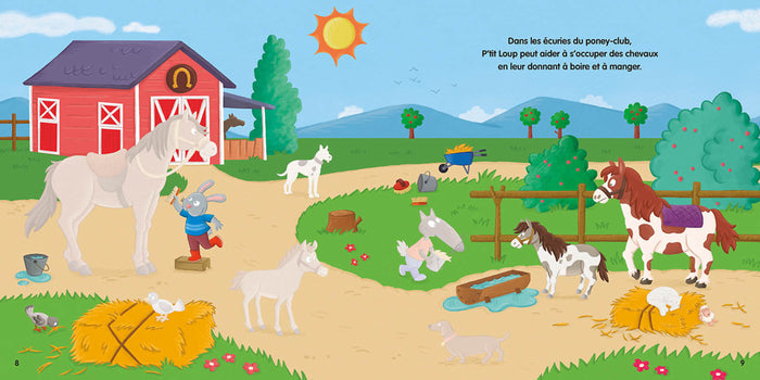 Mon cahier d'autocollants P'tit Loup - Les animaux