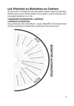 Planches de radiesthésie pour thérapeutes et particuliers