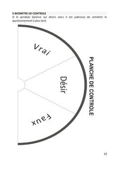 Planches de radiesthésie pour thérapeutes et particuliers