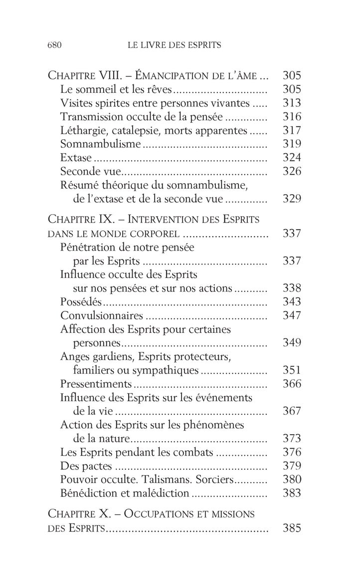 Le livre des esprits