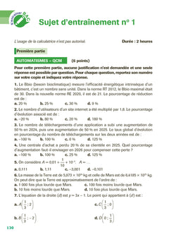 Guide Bac Techno - Mathématiques Enseignement commun Première - Réflexe N°99