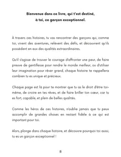 Parce que tu es un garçon exceptionnel
