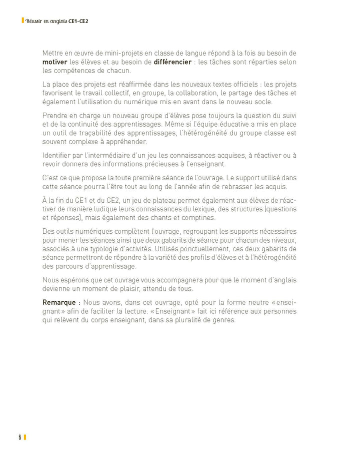 Réussir en anglais CE1-CE2 + Ressources numériques