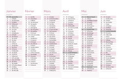 Semainier 2025 - La nature au fil des saisons