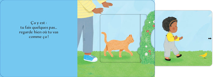 Tu veux marcher, bébé ?