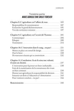 Vers un monde sans faim - L'agriculture, là commence notre futur !