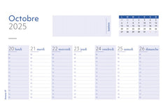 Semainier 2025 - Plus belles destinations