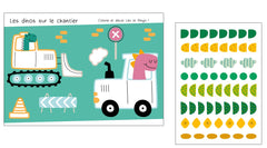 Mes coloriages avec stickers - Les véhicules