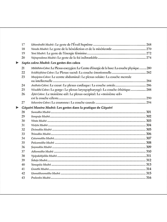 Mudra, le secret sacré