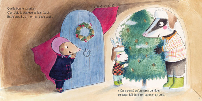 Joyeux Noël petite taupe - A toucher