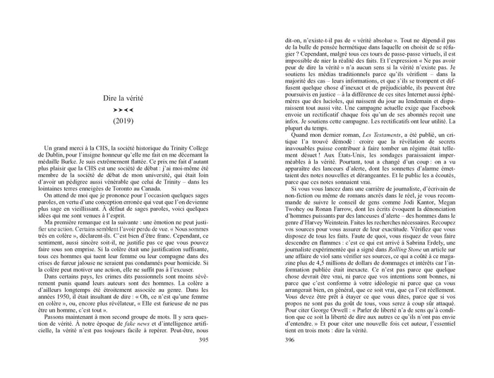 Questions brûlantes - Le monde vu par Margaret Atwood