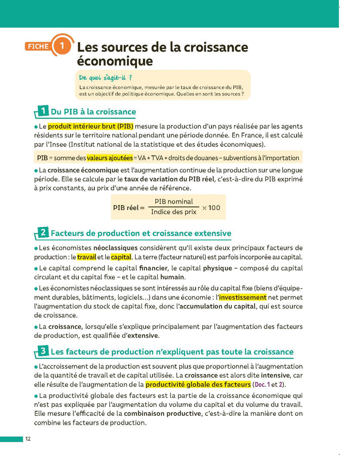 SES Terminale (Sciences économiques et sociales) - ABC Réussite - Bac 2024 - Enseignement de spécialité Tle