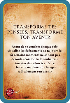 Le secret cartes de manifestation