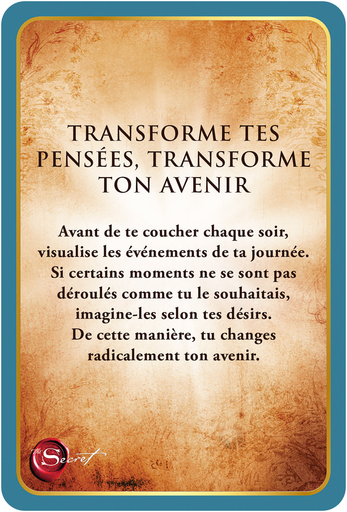 Le secret cartes de manifestation